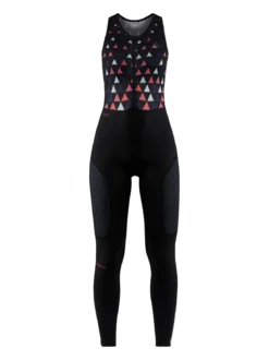 Women's ADV SubZ Cycling Bib Tights - BLACK/CORAL