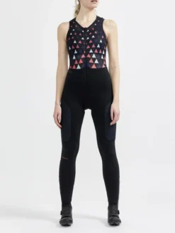 Women's ADV SubZ Cycling Bib Tights - BLACK/CORAL