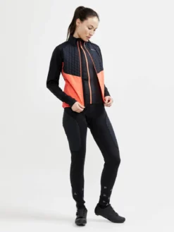 Women's ADV SubZ Lumen Cycling Jacket - BLACK/SHOCK