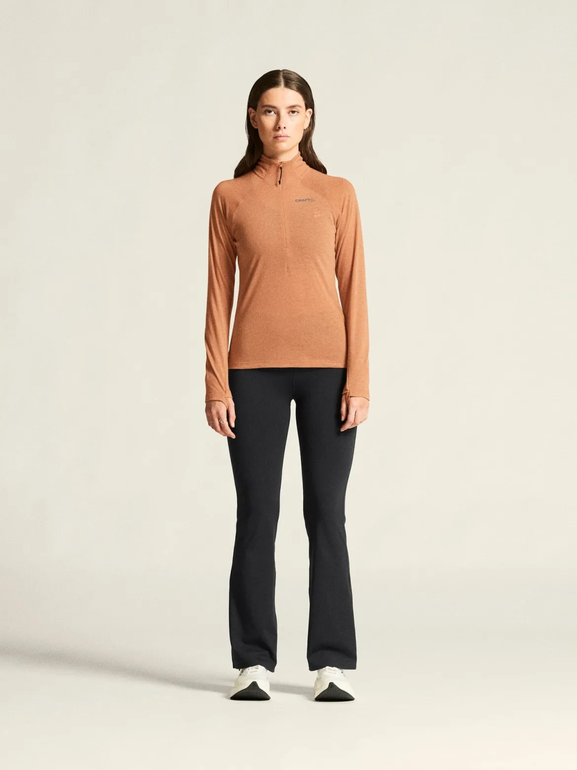 Women's ADV SubZ Wool Longsleeve Tee 3 - SYRUP/MELANGE