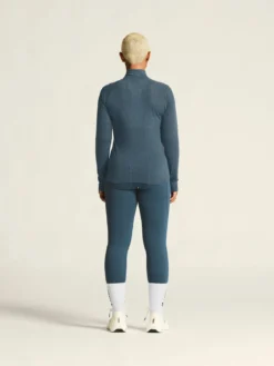 Women's ADV SubZ Wool Longsleeve Tee 3 - ENSIGN/MELANGE