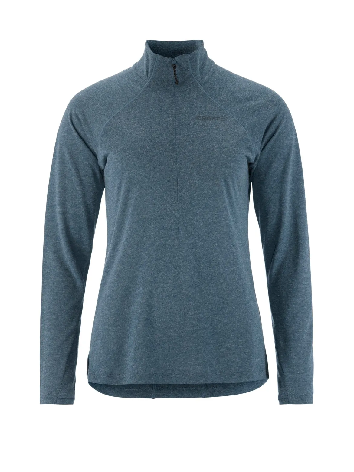 Women's ADV SubZ Wool Longsleeve Tee 3 - ENSIGN/MELANGE