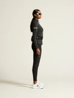 Women's ADV SubZ Wool Longsleeve Tee 3 - Black Melange
