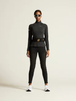 Women's ADV SubZ Wool Longsleeve Tee 3 - Black Melange