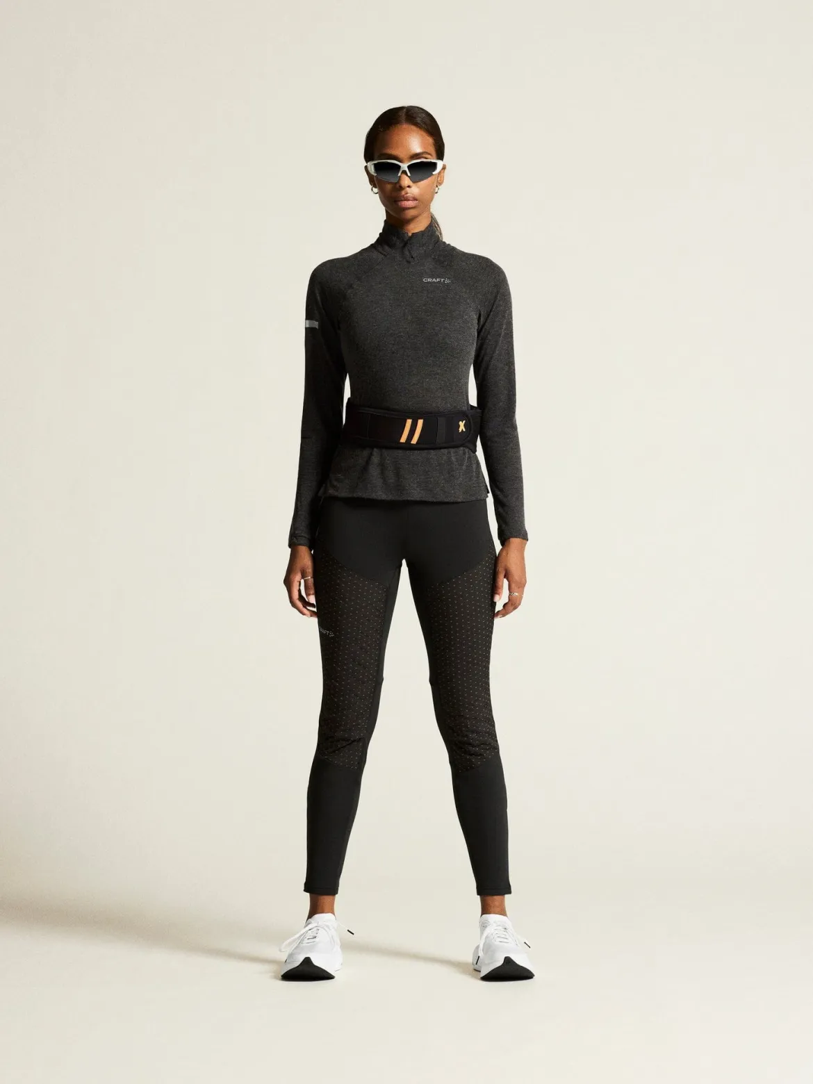 Women's ADV SubZ Wool Longsleeve Tee 3 - Black Melange