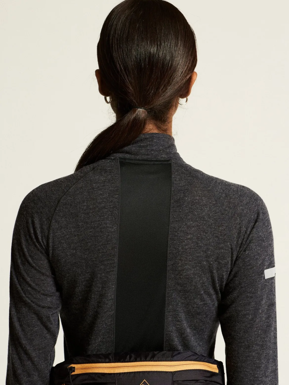 Women's ADV SubZ Wool Longsleeve Tee 3 - Black Melange