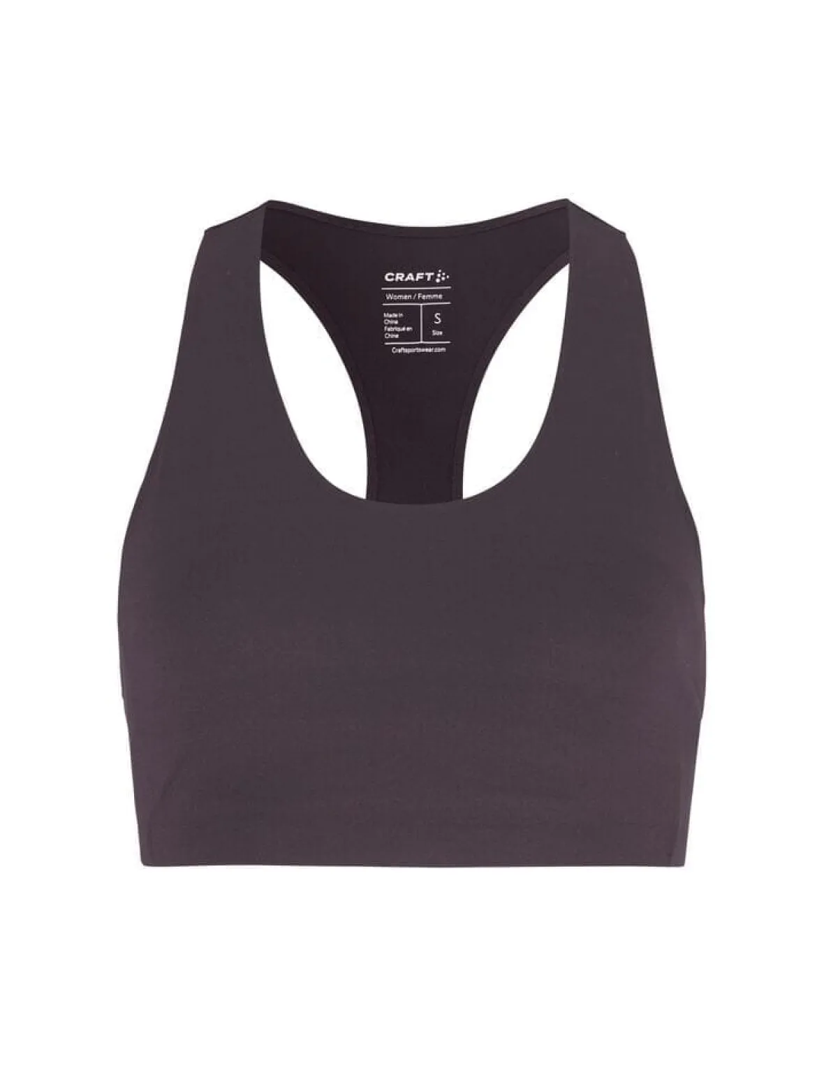 Women's Collective Padded Sports Bra - DK PLUM