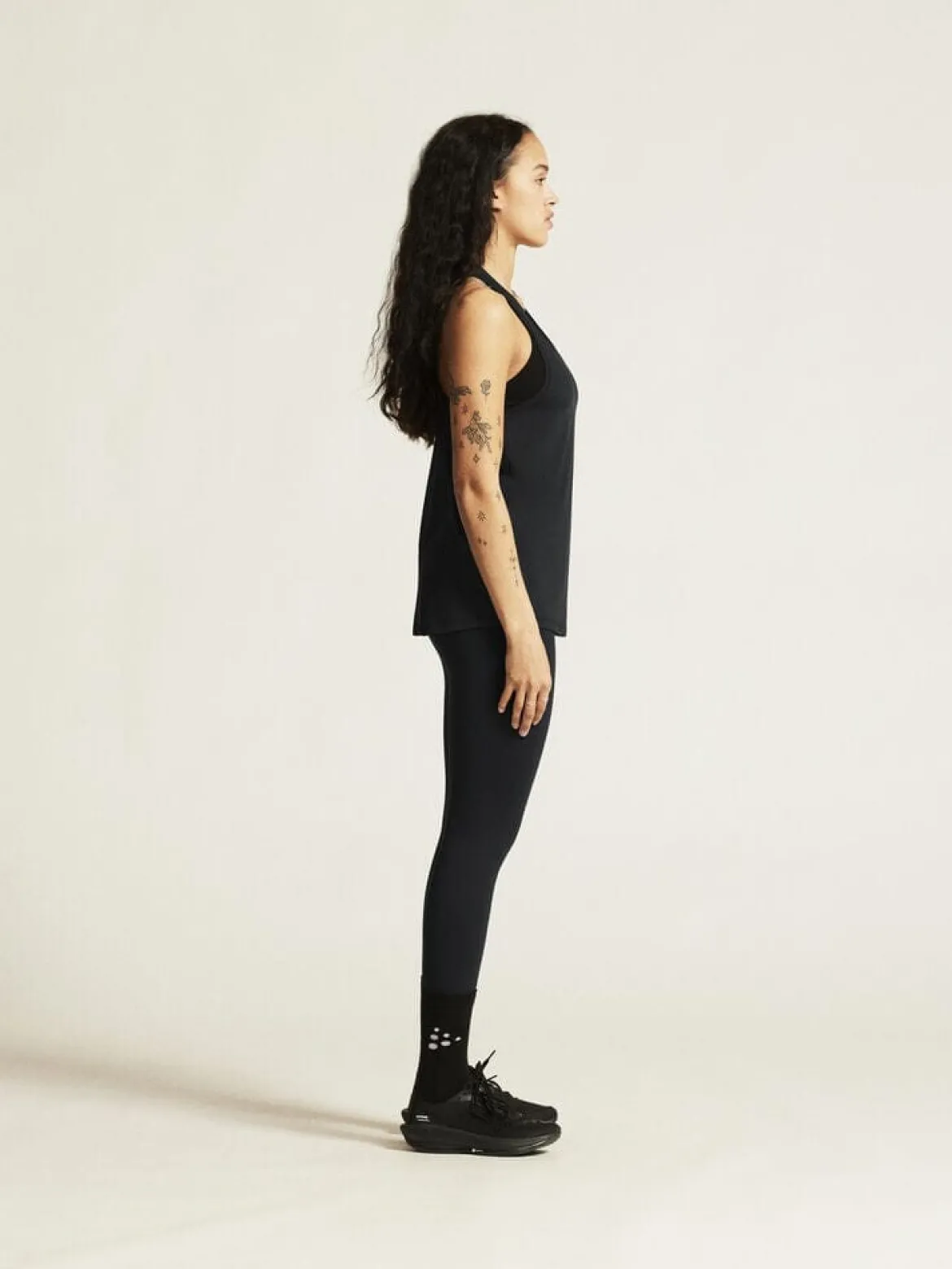 Women's Collective Singlet - Black
