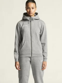 Women's Community 2.0 Logo Full-Zip Hoodie - GREY MELANGE