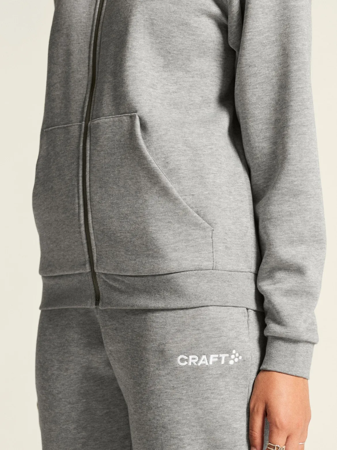 Women's Community 2.0 Logo Full-Zip Hoodie - GREY MELANGE