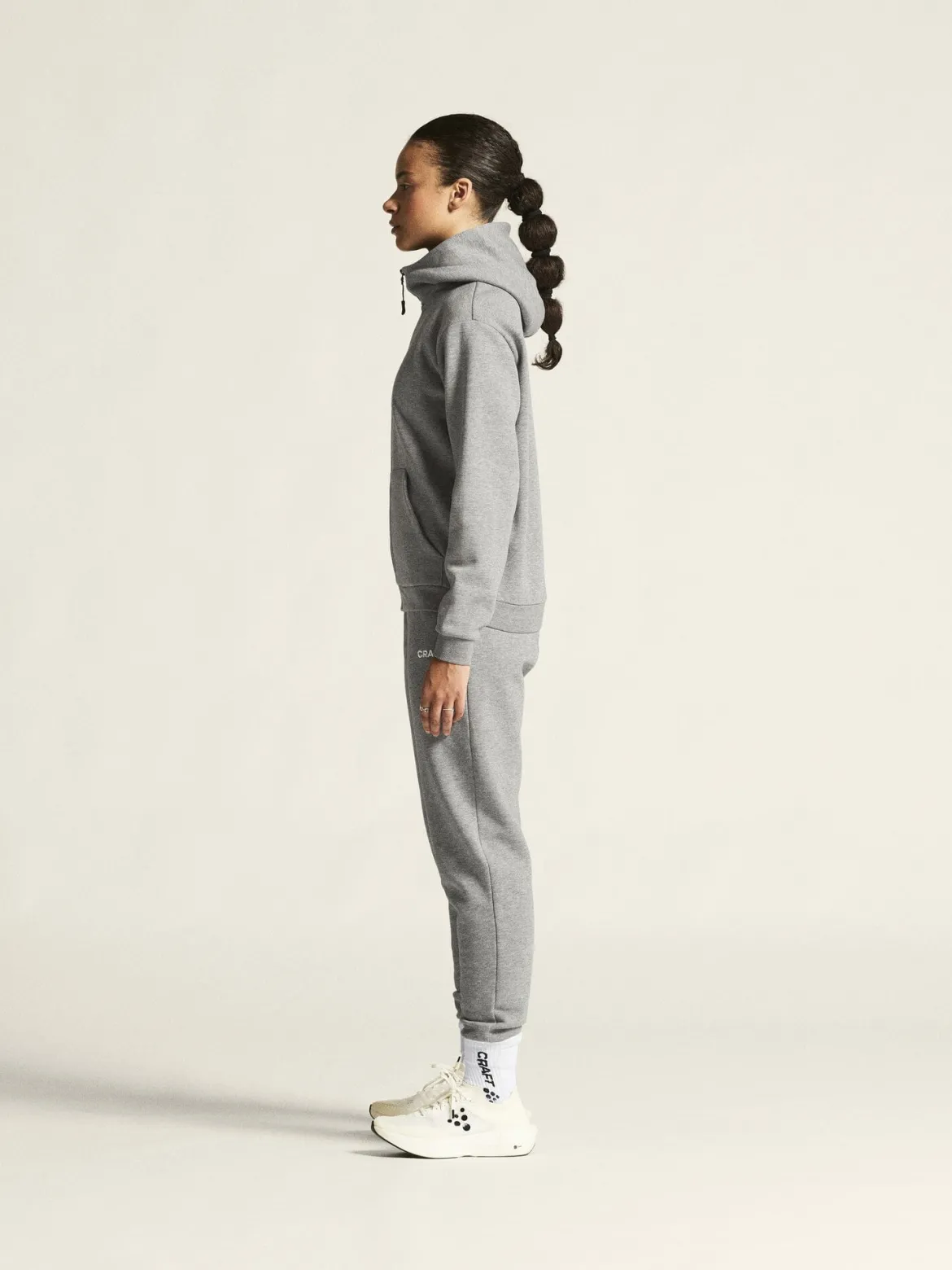 Women's Community 2.0 Logo Full-Zip Hoodie - GREY MELANGE
