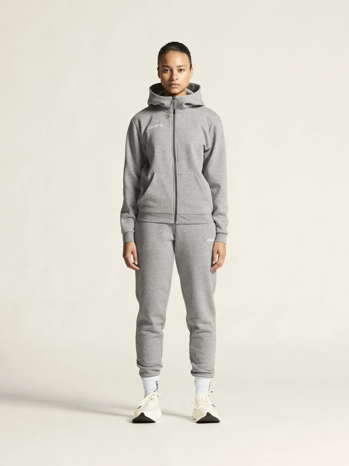 Women's Community 2.0 Logo Full-Zip Hoodie - GREY MELANGE