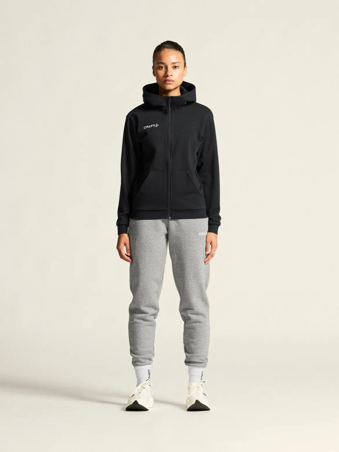 Women's Community 2.0 Logo Full-Zip Hoodie - Black