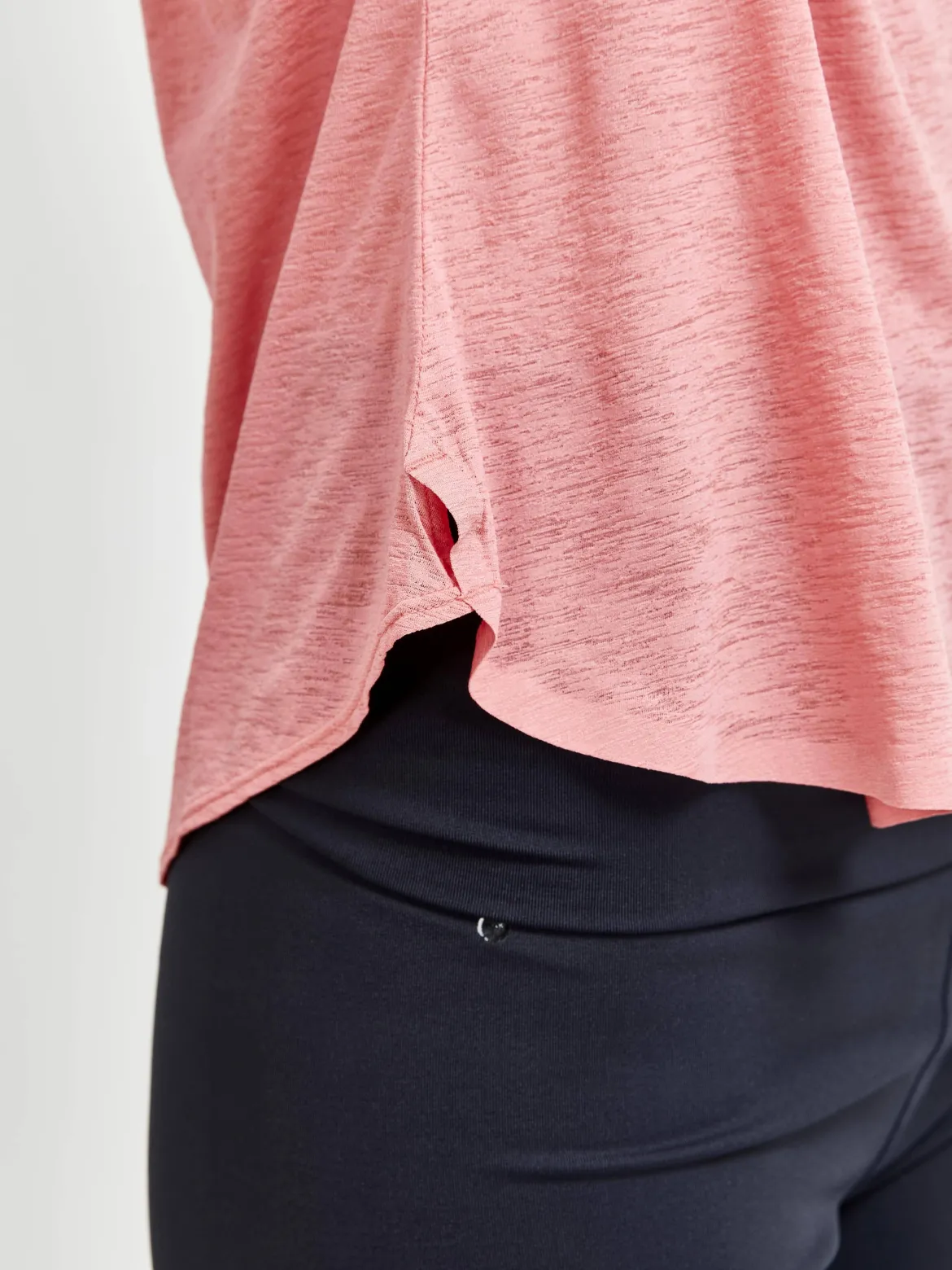 Women's Core Charge Cross Back Tee - CORAL