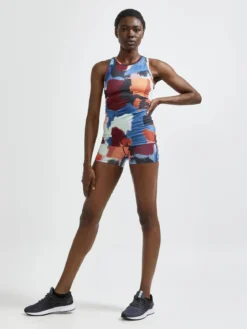 Women's Core Charge Racerback Singlet - P SHADES/MULTI