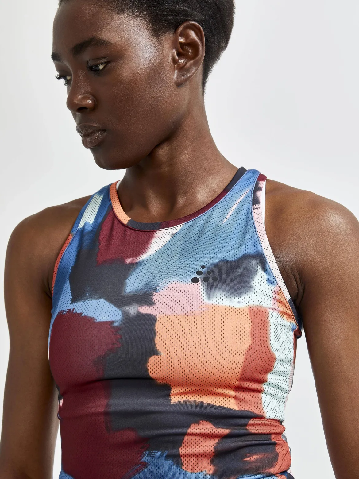 Women's Core Charge Racerback Singlet - P SHADES/MULTI