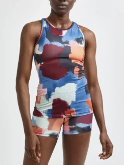 Women's Core Charge Racerback Singlet - P SHADES/MULTI