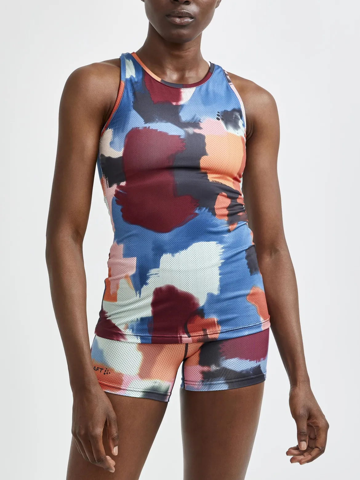 Women's Core Charge Racerback Singlet - P SHADES/MULTI