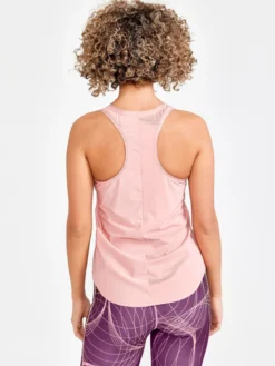 Women's Core Charge Rib Singlet - GLOW