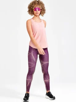 Women's Core Charge Rib Singlet - GLOW