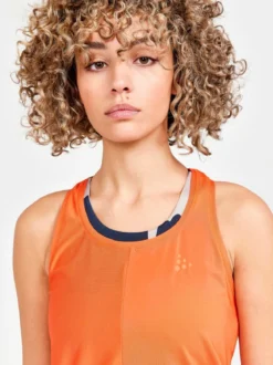 Women's Core Charge Rib Singlet - SOLO