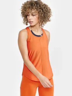 Women's Core Charge Rib Singlet - SOLO