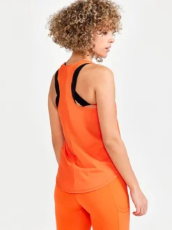 Women's Core Charge Rib Singlet - SOLO