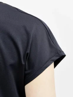 Women's Core Charge Rib Tee - Black