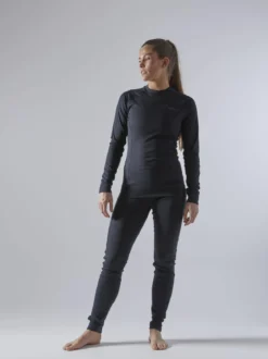 Women's Core Dry Baselayer Set - Black
