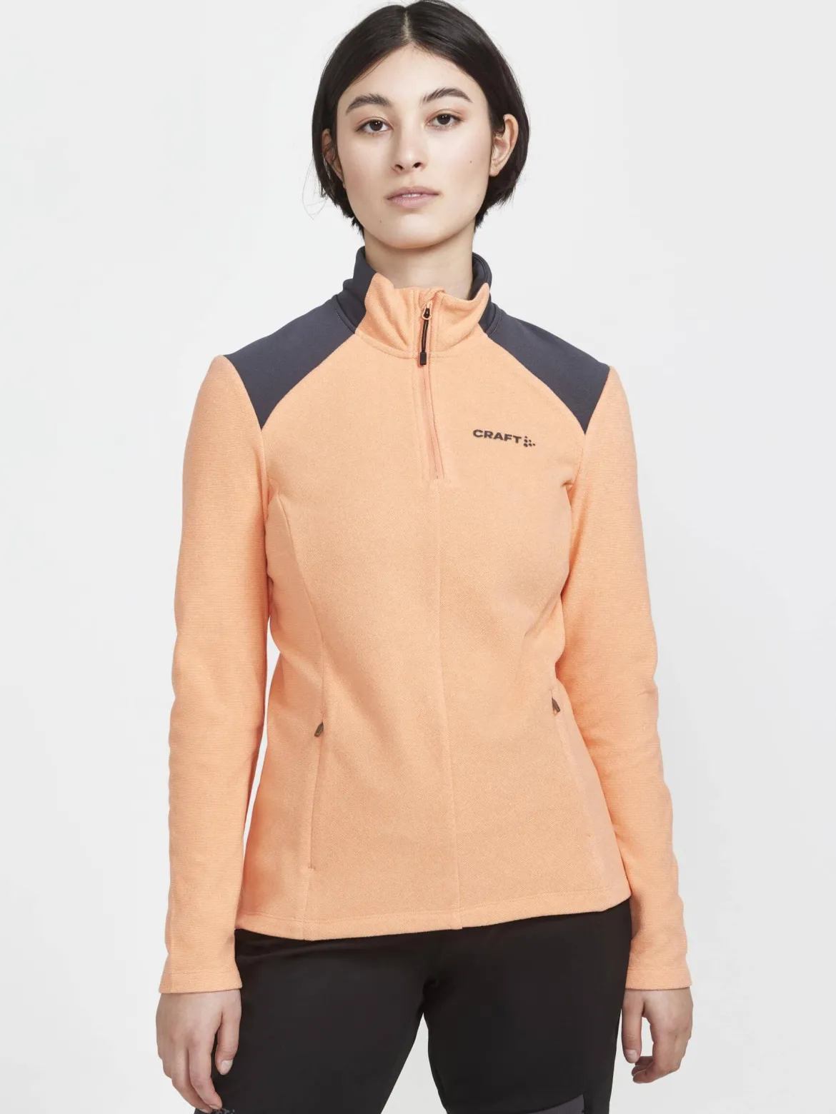 Women's Core Edge Thermal Midlayer - GLOW-ASPHALT