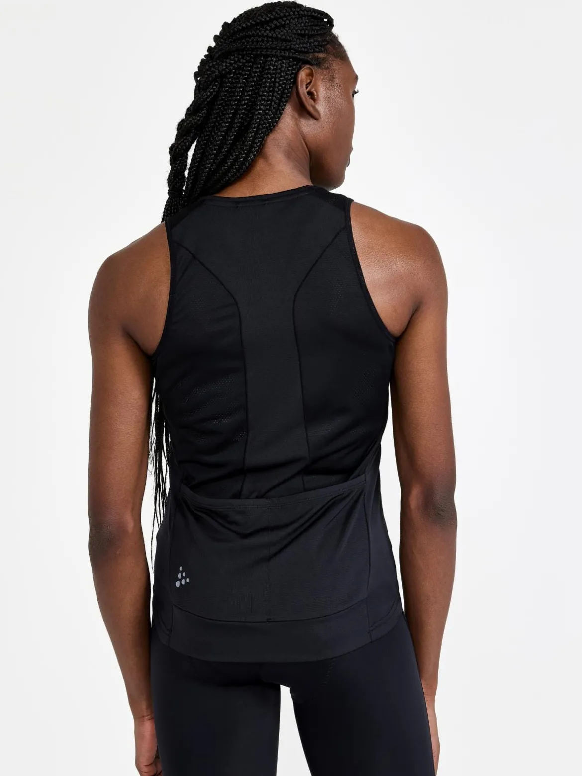 Women's Core Endur Cycling Singlet - Black