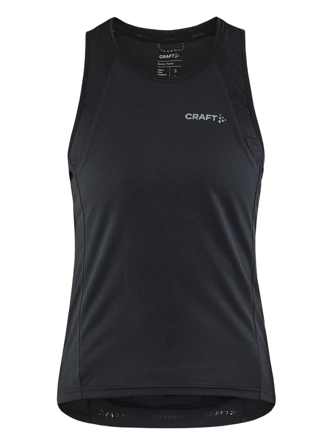 Women's Core Endur Cycling Singlet - Black