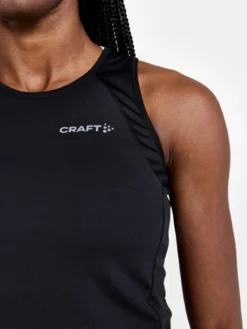 Women's Core Endur Cycling Singlet - Black