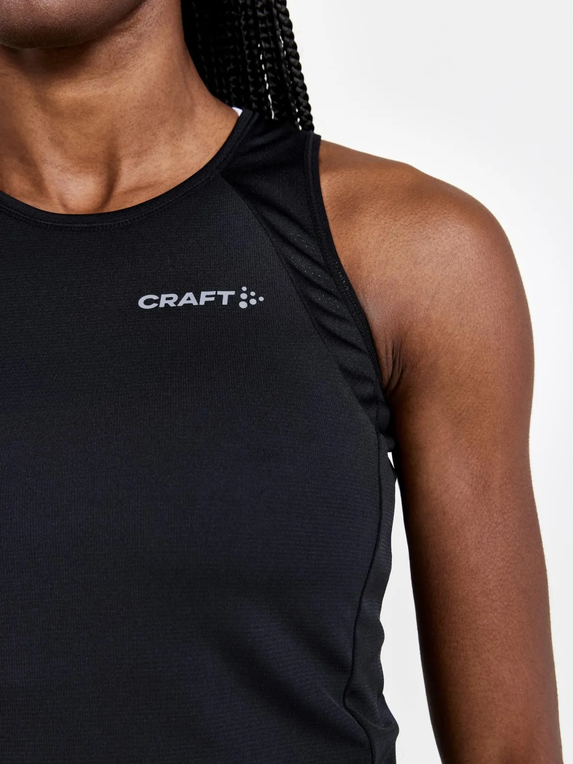 Women's Core Endur Cycling Singlet - Black
