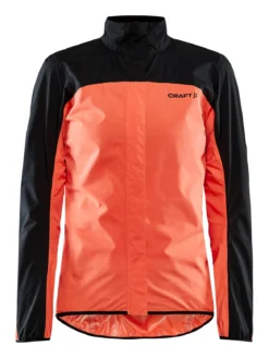Women's Core Endur Hydro Cycling Jacket - BLACK/SHOCK