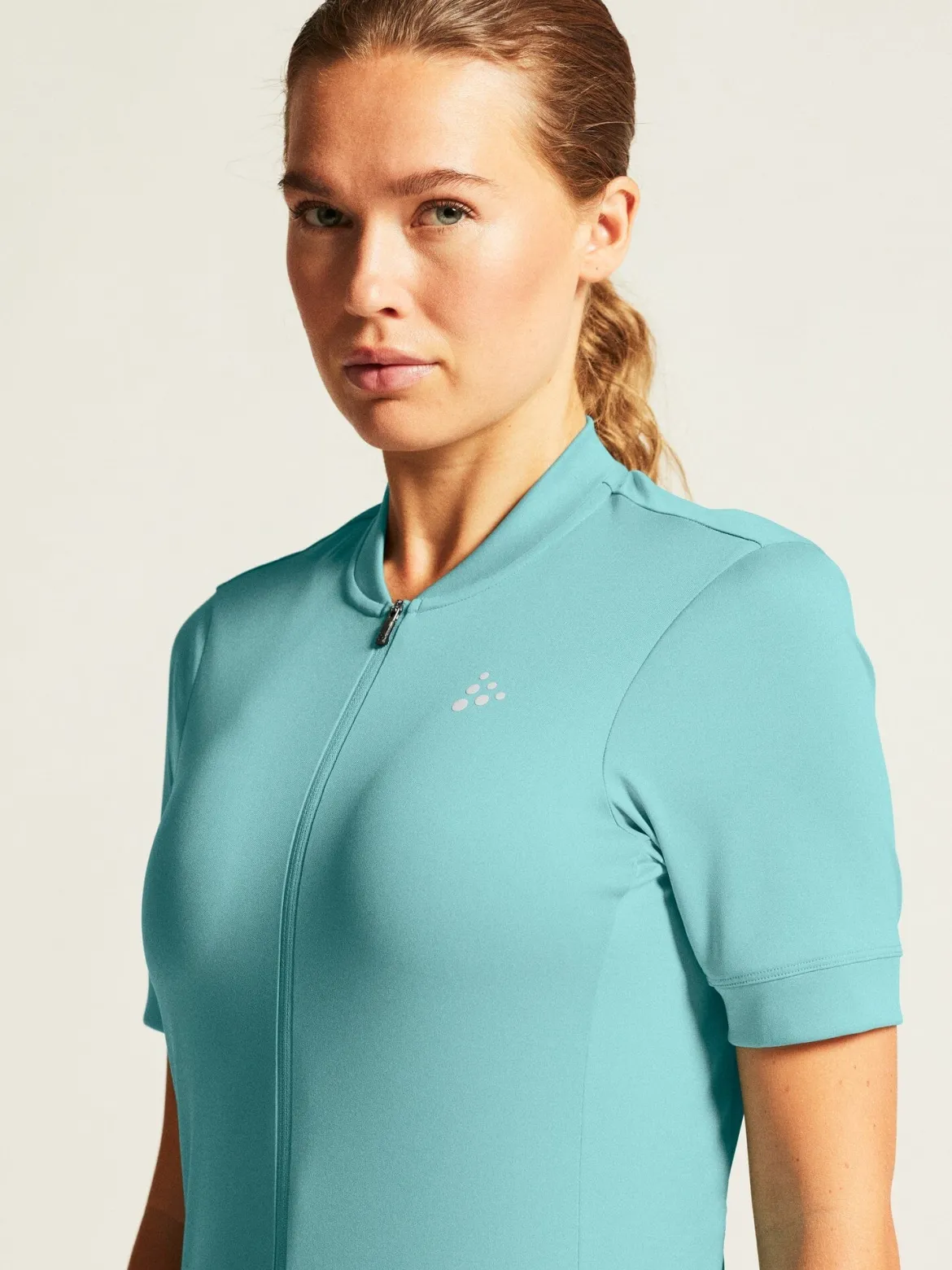 Women's Core Essence Bike Jersey Regular Fit - Celeste