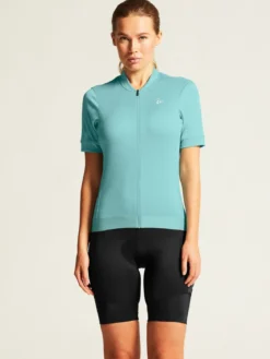 Women's Core Essence Bike Jersey Regular Fit - Celeste