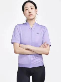 Women's Core Essence Bike Jersey Regular Fit - LAVENDER