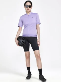 Women's Core Essence Bike Jersey Regular Fit - LAVENDER