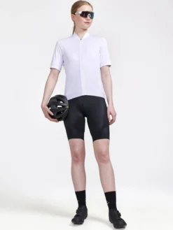 Women's Core Essence Bike Jersey Regular Fit - White