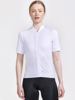 Women's Core Essence Bike Jersey Regular Fit - White