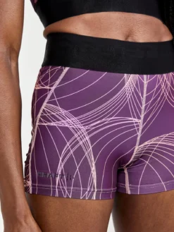 Women's Core Essence Training Hot Pants - BURGUNDY-BLEIKUR