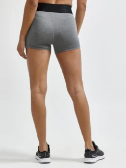 Women's Core Essence Training Hot Pants - Dk Grey Melange