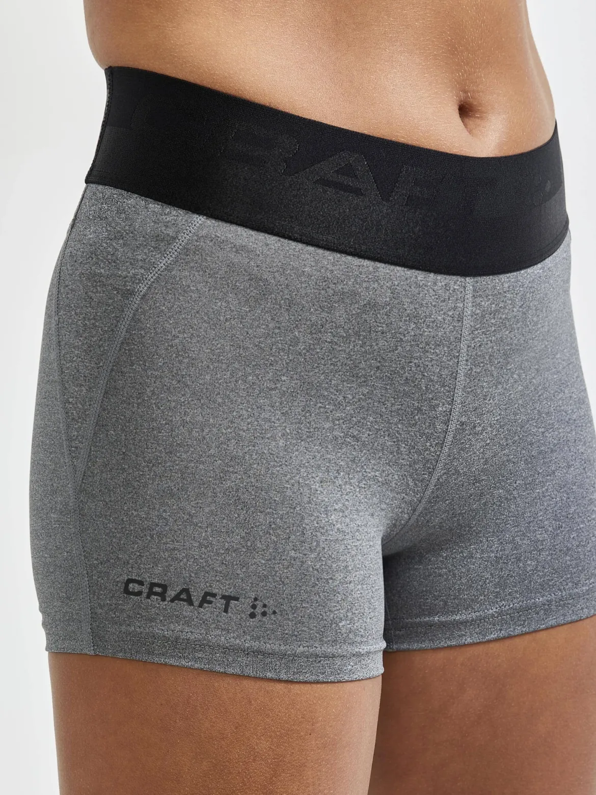 Women's Core Essence Training Hot Pants - Dk Grey Melange