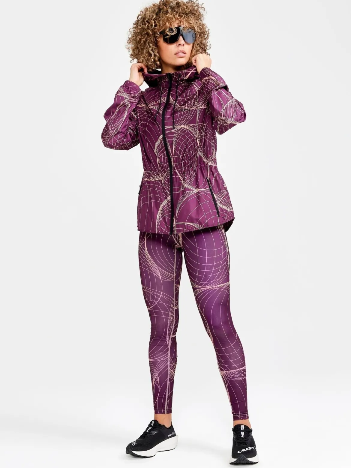 Women's Core Essence Training Tights - BURGUNDY-BLEIKUR