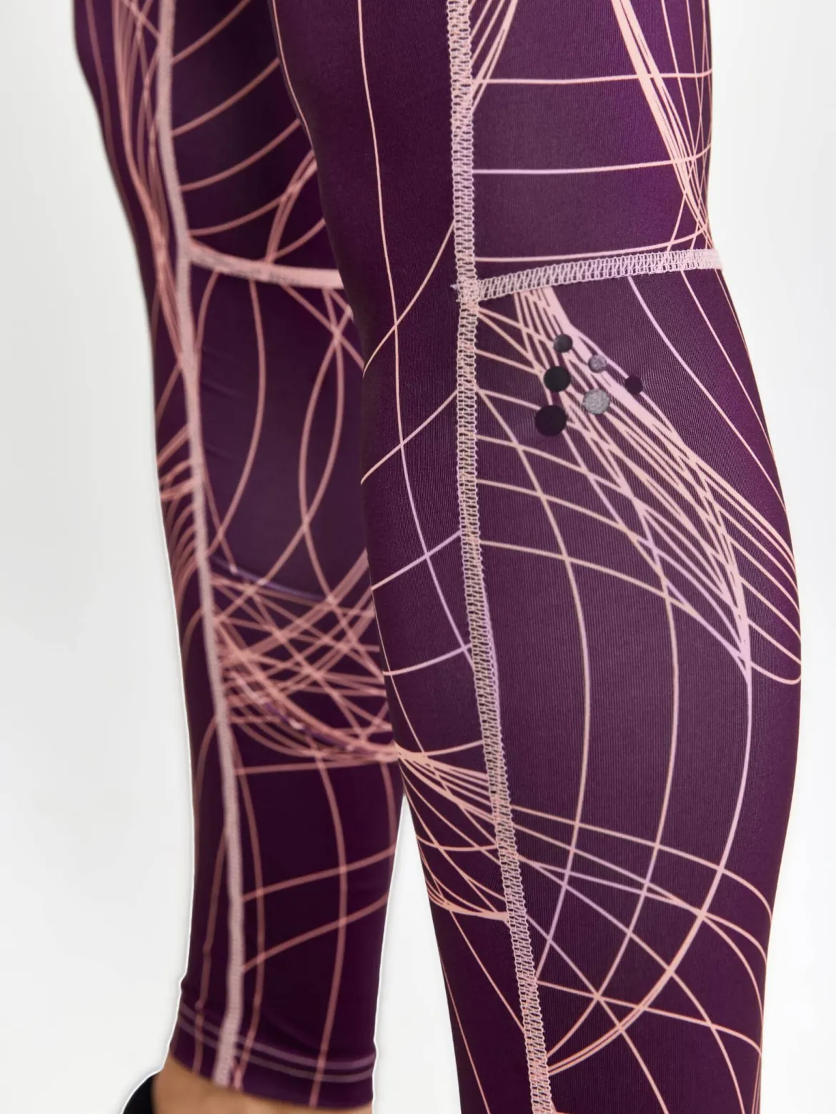 Women's Core Essence Training Tights - BURGUNDY-BLEIKUR