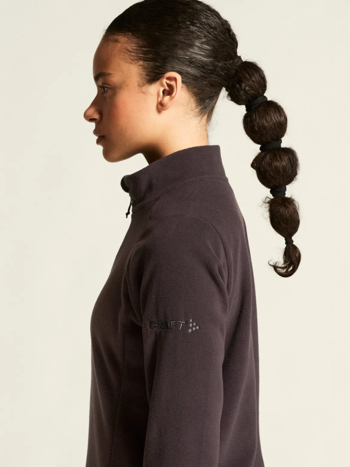Women's Core Explore Fleece Midlayer - DK PLUM