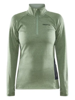 Women's Core Trim Thermal Midlayer - GREY MELANGE