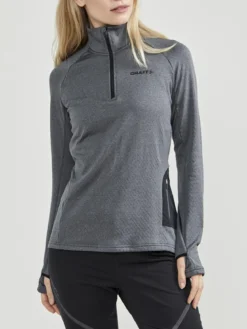 Women's Core Trim Thermal Midlayer - GREY MELANGE