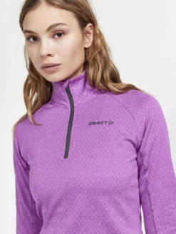 Women's Core Trim Thermal Midlayer - GREY MELANGE
